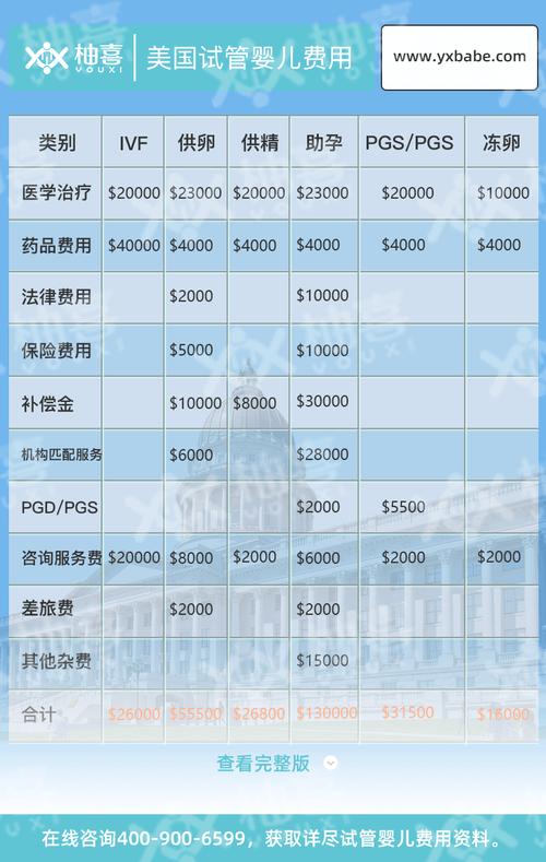 海外代孕的花费